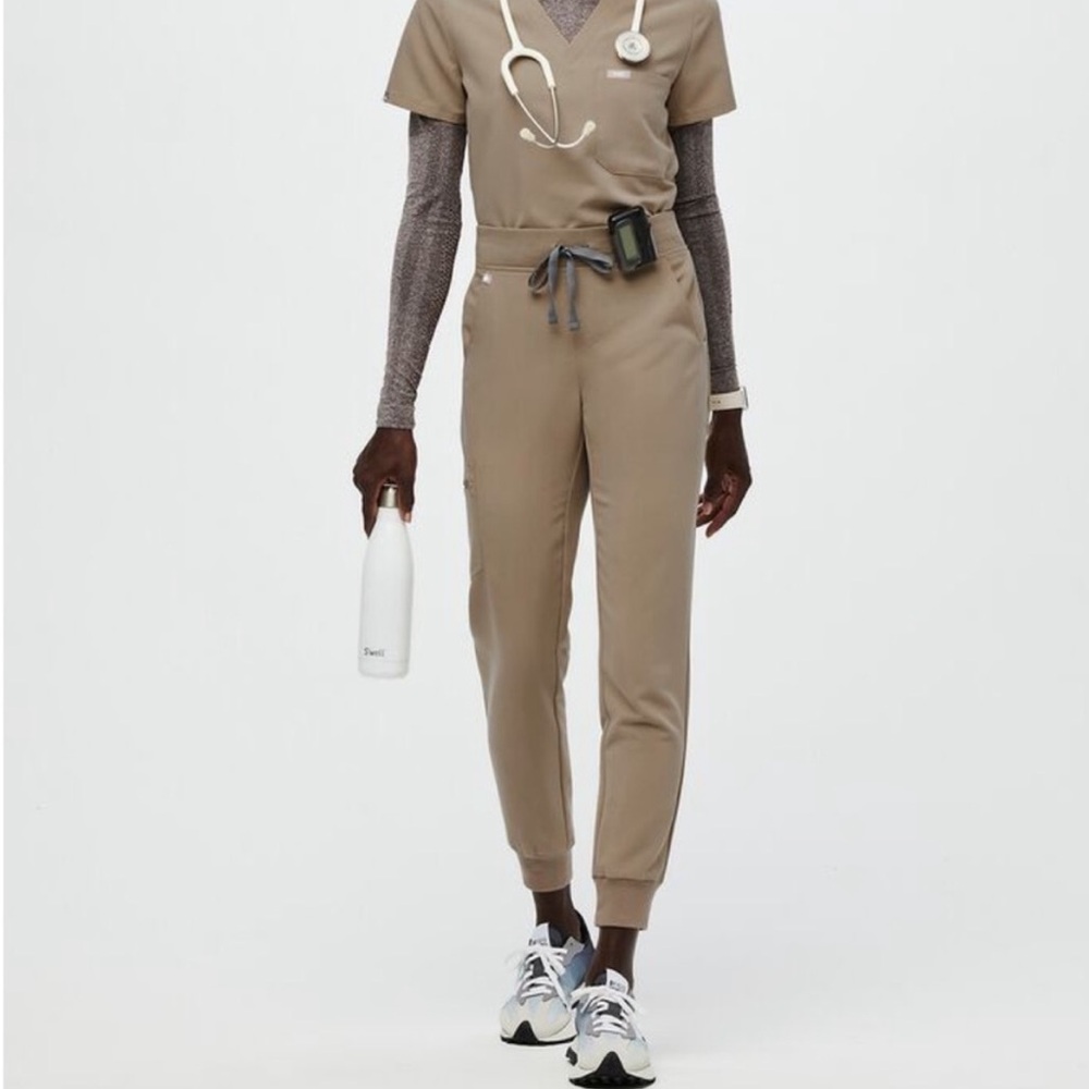 COPY - Figs Latte Zamora Scrub Joggers Limited Edition